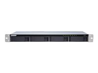 QNAP TS-431XeU - Servidor NAS - 4 compartimentos - montaje en bastidor - SATA 6Gb/s - RAID 0, 1, 5, 6, 10, JBOD, 5 Hot Spare - RAM 8 GB - Gigabit Ethernet / 10 Gigabit Ethernet - iSCSI soporta - 1U TS-431XEU-8G