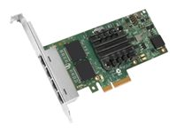 Intel I350 QP - Adaptador de red - PCIe perfil bajo - Gigabit Ethernet x 4 - para PowerEdge C6220, C8220, FC430, FC630, FC830, R320, R420, R520, R620, R720, R820, VRTX 540-BBDV