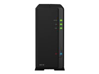 Synology Disk Station DS118 - Servidor NAS - 1 compartimentos - SATA 6Gb/s - RAM 1 GB - Gigabit Ethernet - iSCSI soporta DS118