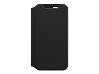 OtterBox Strada Series Via - Funda con tapa para teléfono móvil - poliuretano, policarbonato - negro noche - para Samsung Galaxy S21+ 5G 77-82104