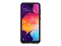 OtterBox Commuter Series Lite - Carcasa trasera para teléfono móvil - policarbonato, goma sintética - negro - para Samsung Galaxy A50 77-62398