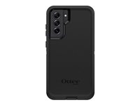 OtterBox Defender Series - Carcasa trasera para teléfono móvil - resistente - policarbonato, goma sintética - negro - para Samsung Galaxy S21 FE 5G 77-83939