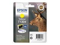 Epson T1304 - Tamaño XL - amarillo - original - blíster con alarmas de RF/acústica - cartucho de tinta - para Stylus Office BX535, BX630, BX635, BX935; WorkForce WF-3520, 3530, 3540, 7015, 7515, 7525 C13T13044022
