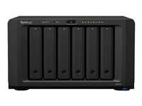 Synology Disk Station DS1621+ - Servidor NAS - 6 compartimentos - SATA 6Gb/s - RAID 0, 1, 5, 6, 10, JBOD - RAM 4 GB - Gigabit Ethernet - iSCSI soporta DS1621+