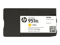 HP 951XL - Alto rendimiento - amarillo - original - cartucho de tinta - para Officejet Pro 251, 276, 8100, 8600, 8600 N911, 8610, 8615, 8616, 8620, 8625, 8630, 8640 CN048AE#BGY
