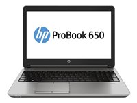 HP ProBook 650 G1 - 15.6" - Core i3 4000M - Win 7 Pro 64-bit / 8 Pro downgrade - preinstalado: Win 7 Pro 64 bits - 4 GB RAM - 500 GB HDD H5G74EA#ABE
