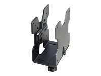 Ergotron - Mini PC mount - instalable en poste, instalable debajo del escritorio, montable en soporte de pared, VESA bracket mountable - negro - para P/N: 45-353-026, 45-354-026 80-107-200