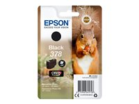 Epson 378 - 5.5 ml - negro - original - blíster con alarmas de RF/acústica - cartucho de tinta - para Expression Home XP-8605, XP-8606; Expression Home HD XP-15000; Expression Photo XP-8500 C13T37814020