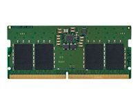 Kingston ValueRAM - DDR5 - kit - 16 GB: 2 x 8 GB - SO DIMM de 262 contactos - 4800 MHz / PC5-38400 - CL40 - 1.1 V - sin búfer - no ECC KVR48S40BS6K2-16