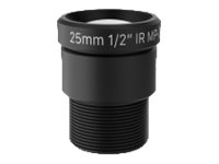 AXIS - Objetivo CCTV - 1/2" - montaje M12 - 25 mm - f/2.4 (paquete de 4) - para AXIS Q6010-E, Q6100-E 50 Hz 01781-001