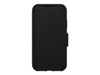 OtterBox Strada Series - Funda con tapa para teléfono móvil - cuero, policarbonato - sombra - para Apple iPhone X, XS 77-59630