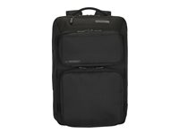 Targus 2 Office - Mochila para transporte de portátil - antimicrobiano - 15" - 17.3" - negro TBB615GL