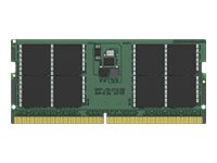 Kingston ValueRAM - DDR5 - kit - 64 GB: 2 x 32 GB - SO DIMM de 262 contactos - 4800 MHz / PC5-38400 - CL40 - 1.1 V - sin búfer - on-die ECC KVR48S40BD8K2-64