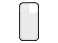 LifeProof SEE - Carcasa trasera para teléfono móvil - 50 % de plástico reciclado - cristal negro - para Apple iPhone 13 Pro Max 77-85707