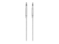 Belkin MIXIT Aux Cable - Cable de audio - miniconector estéreo macho a miniconector estéreo macho - 1.22 m - plata AV10164BT04-SLV