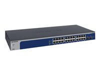 NETGEAR Plus XS724EM - Conmutador - inteligente - 22 x 100/1000/2.5G/5G/10GBase-T + 2 x combo 10 Gigabit SFP+ - sobremesa, montaje en rack XS724EM-100EUS