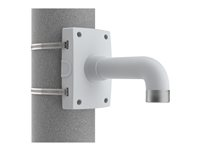 AXIS T91B67 - Abrazadera para montaje de cámara - instalable en poste - interior, exterior - blanco - para AXIS T94A01, T94B02, T94F01, T94K01, T94M01, T94M02, T94T01, T94T02, T94V01 01473-001