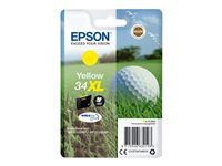 Epson 34XL - 10.8 ml - XL - amarillo - original - blíster con alarmas de RF/acústica - cartucho de tinta - para WorkForce Pro WF-3720DWF, WF-3725DWF C13T34744020