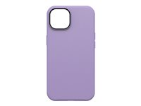OtterBox Symmetry Series - Carcasa trasera para teléfono móvil - antimicrobiano - compatibilidad con MagSafe - policarbonato, goma sintética - you lilac it - para Apple iPhone 14 77-88499