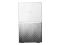 WD My Cloud Home Duo WDBMUT0080JWT - Dispositivo de almacenamiento en la nube personal - 8 TB - HDD 4 TB x 2 - Gigabit Ethernet WDBMUT0080JWT-EESN