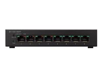Cisco Small Business SF110D-08 - Conmutador - sin gestionar - 8 x 10/100 - sobremesa, montaje en pared - alimentación cc SF110D-08-EU