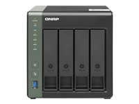 QNAP TS-431X3 - Servidor NAS - 4 compartimentos - SATA 6Gb/s - RAID 0, 1, 5, 6, 10, JBOD, 5 Hot Spare, intercambio en caliente 6, 10 repuesto rápido - RAM 4 GB - Gigabit Ethernet / 2.5 Gigabit Ethernet / 10 Gigabit Ethernet - iSCSI soporta TS-431X3-4G