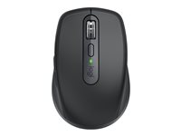 Logitech MX Anywhere 3 for Business - Ratón - laser - 6 botones - inalámbrico - Bluetooth, 2.4 GHz - receptor de USB Logitech Logi Bolt - grafito 910-006205