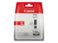Canon PGI-550PGBK XL - 22 ml - Alto rendimiento - negro - original - depósito de tinta - para PIXMA iP8750, iX6850, MG5550, MG5650, MG5655, MG6450, MG6650, MG7150, MG7550, MX725, MX925 6431B001