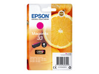 Epson 33 - 4.5 ml - magenta - original - blíster - cartucho de tinta - para Expression Home XP-635, 830; Expression Premium XP-530, 540, 630, 635, 640, 645, 830, 900 C13T33434012