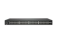 SonicWall Switch SWS14-48 - Conmutador - Gestionado - 48 x 10/100/1000 + 4 x 10 Gigabit SFP+ - montaje en rack 02-SSC-2465