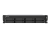 QNAP TS-873AeU - Servidor NAS - 8 compartimentos - montaje en bastidor - SATA 6Gb/s - RAID 0, 1, 5, 6, 10, 50, JBOD, 60 - RAM 4 GB - 2.5 Gigabit Ethernet - iSCSI soporta - 2U TS-873AEU-4G