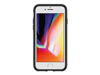 OtterBox Otter + Pop Symmetry Series - Carcasa trasera para teléfono móvil - policarbonato, goma sintética - negro - para Apple iPhone 7, 8, SE (2ª generación), SE (3rd generation) 77-61655