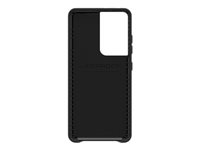 LifeProof WAKE - Carcasa trasera para teléfono móvil - 85 % de plástico reciclado procedente del océano - negro - patrón de olas suaves - para Samsung Galaxy S21 Ultra 5G 77-81261