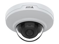 AXIS M3086-V - Cámara de vigilancia de red - cúpula - resistente al vandalismo/a los golpes/al polvo/al agua - color (Día y noche) - 4 MP - 2688 x 1512 - iris fijo - focal fijado - audio - LAN 10/100 - MJPEG, H.264, AVC, HEVC, H.265, MPEG-4 Part 10, MPEG-H Part 2 - PoE Plus Class 2 02374-001