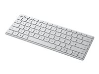 Microsoft Designer Compact - Teclado - inalámbrico - Bluetooth 5.0 - portugués - Glaciar 21Y-00053