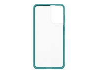 OtterBox React Series - Carcasa trasera para teléfono móvil - agua marina - para Samsung Galaxy S21+ 5G 77-81574