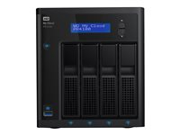 WD My Cloud PR4100 WDBNFA0560KBK - Pro Series - servidor NAS - 4 compartimentos - 56 TB - HDD 14 TB x 4 - RAID 0, 1, 5, 10, JBOD - RAM 4 GB - Gigabit Ethernet WDBNFA0560KBK-EESN