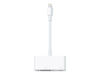 Apple - Cable adaptador - VGA - Lightning macho a DB-15 hembra - para iPad/iPhone/iPod (Lightning) MD825ZM/A?ES