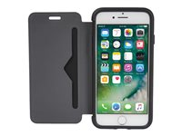 OtterBox Symmetry Series Etui Apple iPhone 8 - Con tapa para teléfono móvil - imitación de piel - sombra - para Apple iPhone 8 77-56780