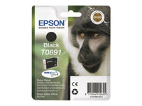 Epson T0891 - 5.8 ml - negro - original - blíster - cartucho de tinta - para Stylus S21, SX110, SX115, SX210, SX215, SX218, SX400, SX410, SX415; Stylus Office BX300 C13T08914011