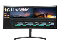 LG 38WN75C-B - monitor LED - curvado - 38" - HDR 38WN75C-B