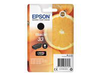 Epson 33 - 6.4 ml - negro - original - blíster - cartucho de tinta - para Expression Home XP-635, 830; Expression Premium XP-530, 540, 630, 635, 640, 645, 830, 900 C13T33314012