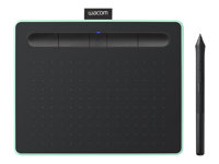 Wacom Intuos Tableta de lápiz creativa Small - Digitalizador - 15.2 x 9.5 cm - electromagnético - 4 botones - inalámbrico, cableado - USB, Bluetooth - verde pistacho CTL-4100WLE-S
