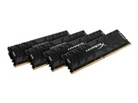 HyperX Predator - DDR4 - kit - 64 GB: 4 x 16 GB - DIMM de 288 espigas - 2666 MHz / PC4-21300 - CL13 - 1.35 V - sin búfer - no ECC - negro HX426C13PB3K4/64
