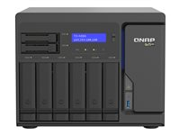 QNAP TS-H886-D1622-16G - Servidor NAS - 8 compartimentos - SATA 6Gb/s - RAID 0, 1, 5, 6, 10, 50, JBOD, 60 - RAM 16 GB - 2.5 Gigabit Ethernet - iSCSI soporta TS-H886-D1622-16G
