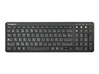 Targus - Teclado - antimicrobiano - inalámbrico - Bluetooth 5.1 - AZERTY - francés - negro - B2B AKB863FR