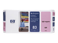 HP 83 - Magenta claro - cabezal de impresión con limpiador - para DesignJet 5000, 5000ps, 5000ps uv, 5000uv, 5500 uv, 5500ps, 5500ps uv C4965A