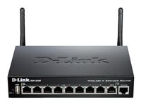 D-Link Unified Services Router DSR-250N - Enrutador inalámbrico - conmutador de 8 puertos - GigE - 802.11b/g/n DSR-250N