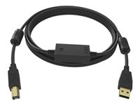 Vision Professional - Cable USB - USB (M) a USB Tipo B (M) - USB 2.0 - 15 m - activo - negro TC 15MUSB+/BL