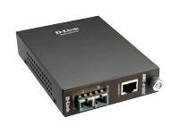 D-Link DMC 810SC - Conversor de soportes de fibra - GigE - 1000Base-LX, 1000Base-T - RJ-45 / modo sencillo SC - hasta 15 km - para DMC 1000 DMC-810SC